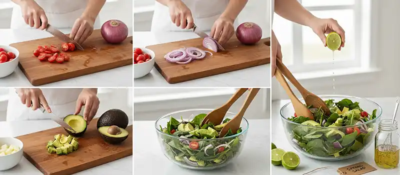 Spring Salad Step by Step