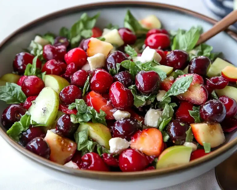 Summer Fruit Salad with Northwest Cherries