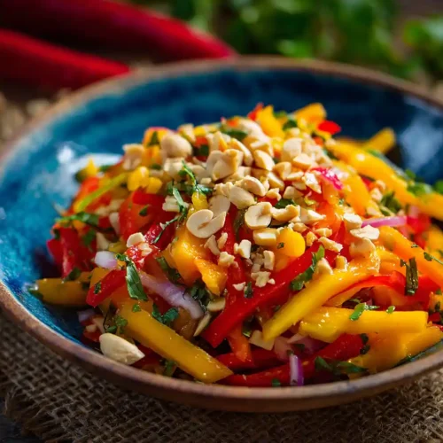 Thai Mango Salad with Crunchy Peanuts