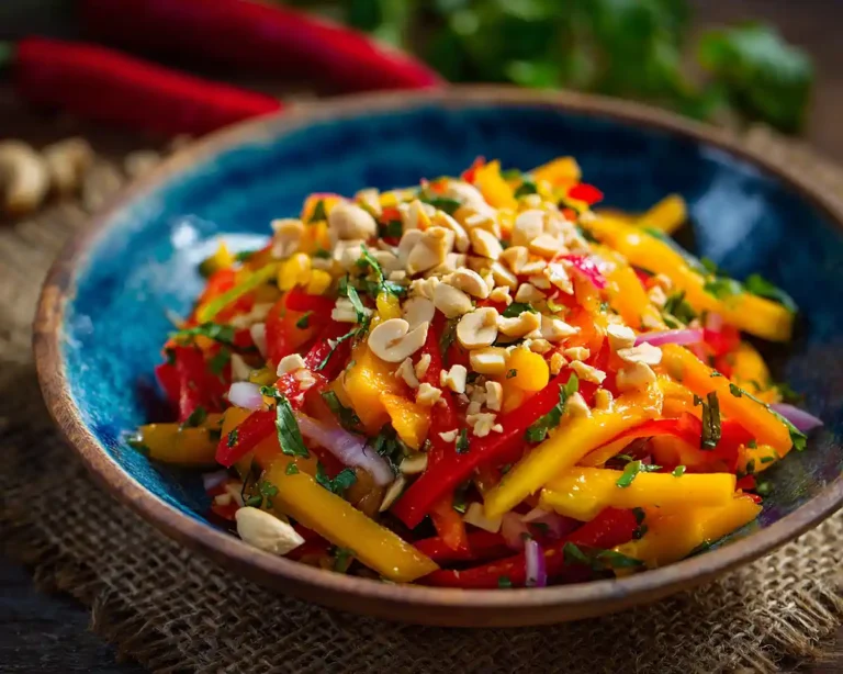 Thai Mango Salad with Crunchy Peanuts