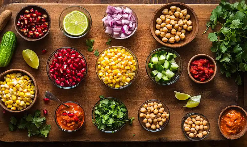 Indian Chaat Salad Recipe 2 Traditional Indian Snacks