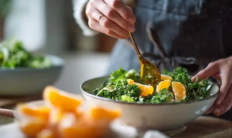 Healthy Winter Salad with Pomegranate 3 Winter Salad Recipe
