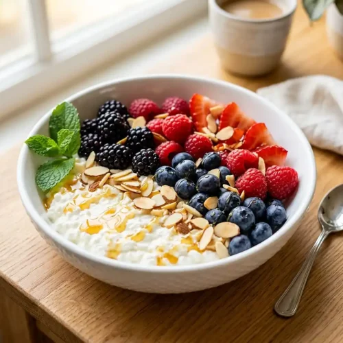 Berry Cottage Cheese Breakfast Bowl