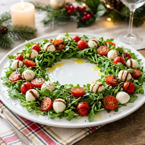 Caprese Salad Wreath
