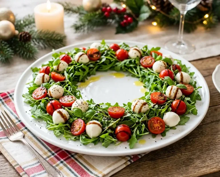 Caprese Salad Wreath