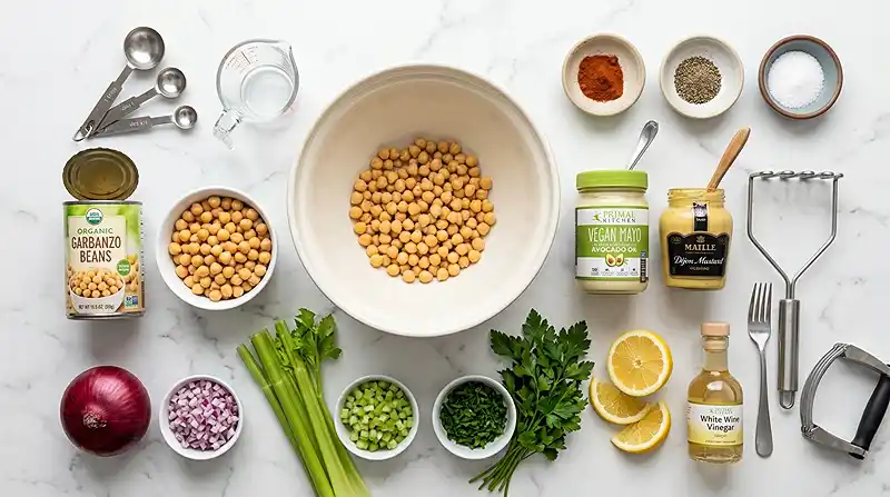 One Bowl Smashed Chickpea Salad 2 Chick Pea Lunch