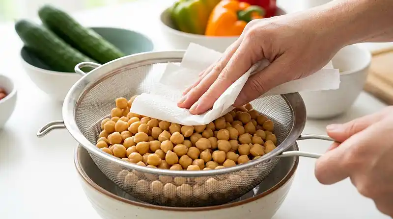 Chickpea Salad With Olives