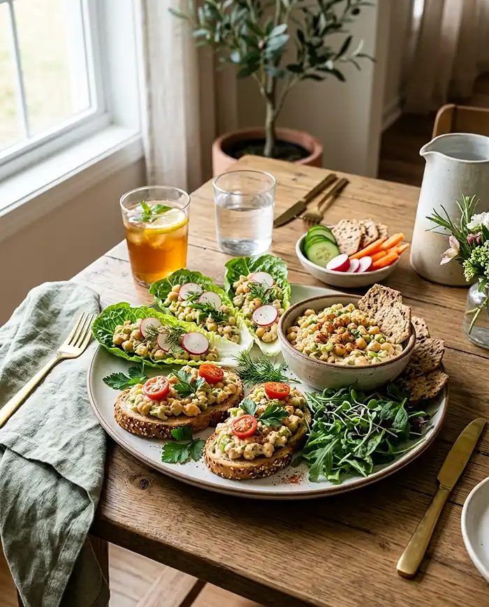 One Bowl Smashed Chickpea Salad 4 Chicpea Salad