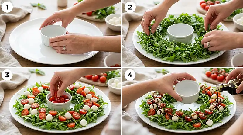 Christmas Wreath Salads