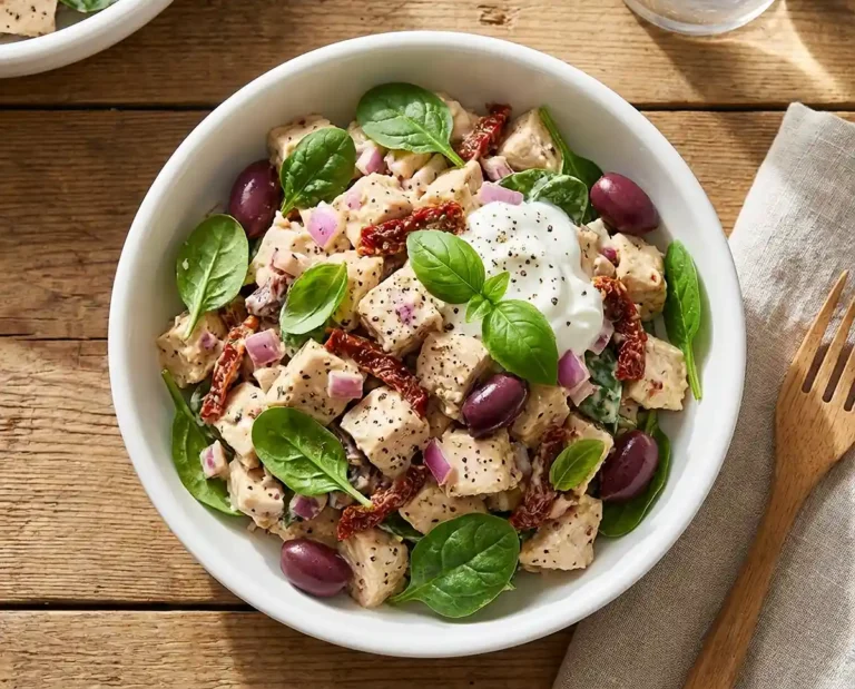 Creamy Tuscan Chicken Salad