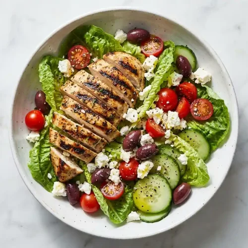 Greek Salad with Chicken