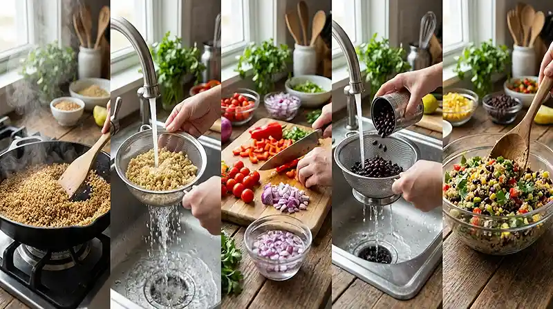 High Protein Southwest Quinoa Salad 3 Healthy High Protein Meals