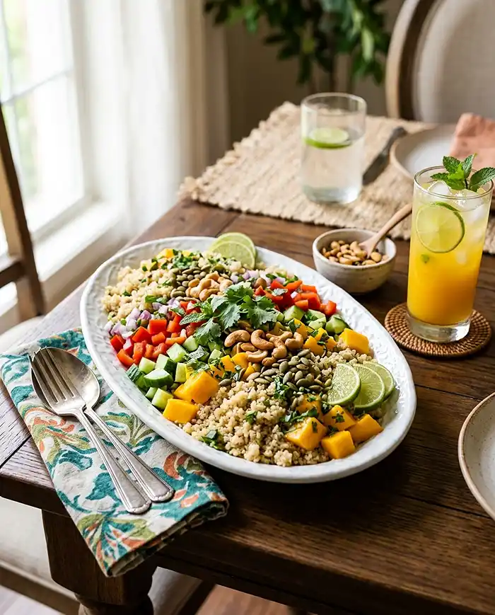 Mango Quinoa Salad 4 Healthy Mango Quinoa Salad Recipe