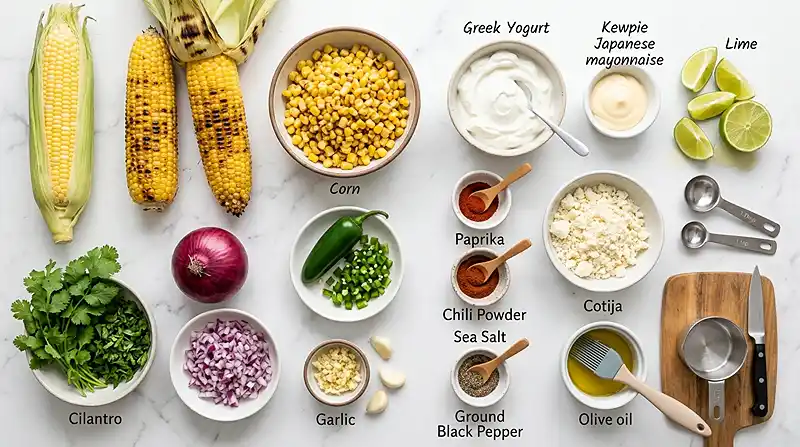 Healthy Street Corn Salad with Greek Yogurt 2 Healthy Sides For Lunch At Work