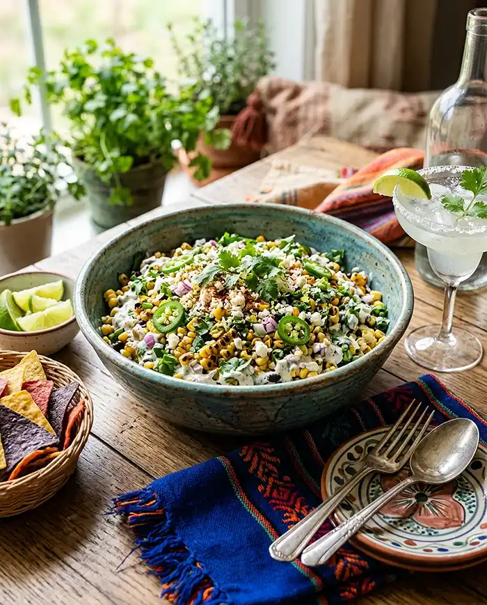 Healthy Street Corn Salad with Greek Yogurt 4 Healthy Yummy Side Dishes