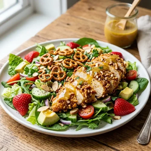 Honey Mustard Pretzel Chicken Salad