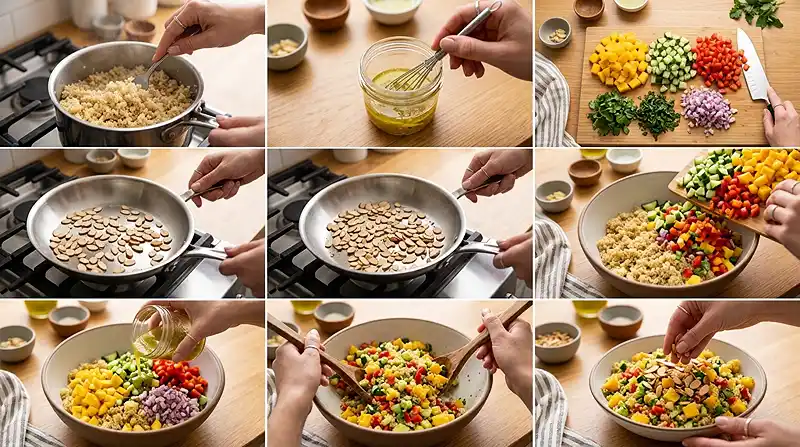 Mango Quinoa Salad 3 How To Make Mango Quinoa Salad