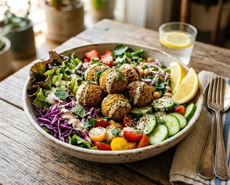 Loaded Falafel Salad Bowl