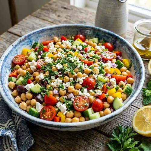 Mediterranean Chickpea Salad