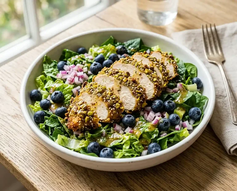 Pistachio Crusted Chicken Salad