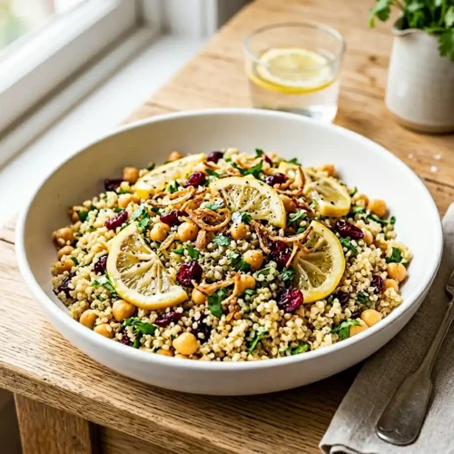 Quinoa Salad with Preserved Lemon