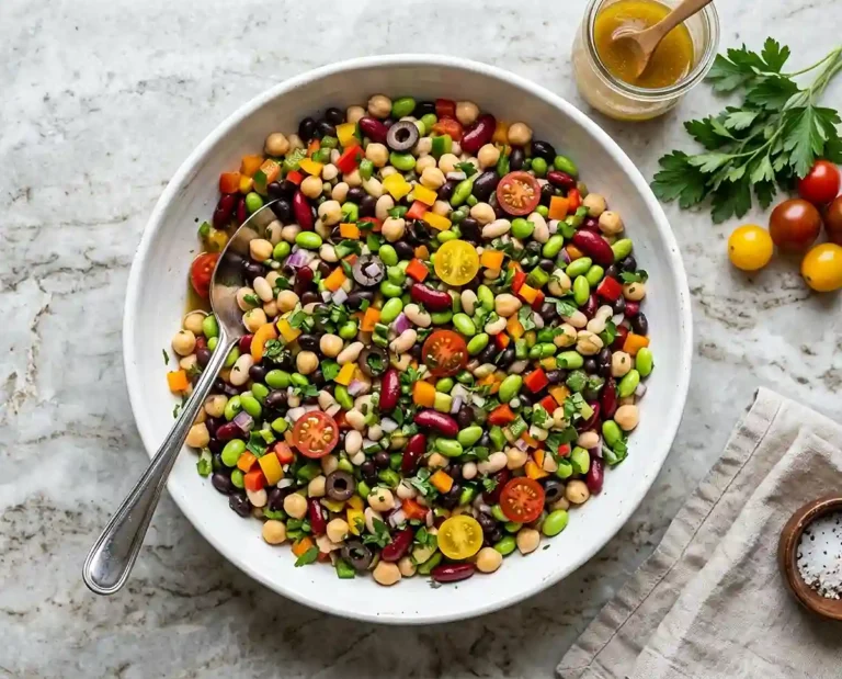 Rainbow Bean Salad