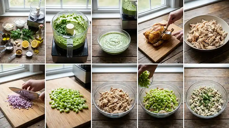 Rotisserie Chicken Herb Salad