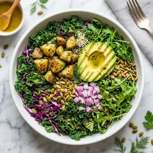 Shamrock Green Goddess Detox Salad