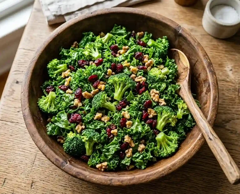 Shamrock Kale and Broccoli Power Salad