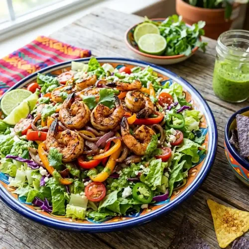 Shrimp Fajita Salad