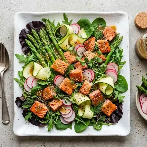 Smoked Salmon Asparagus Salad