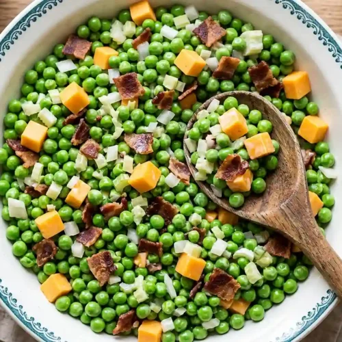 Spring Green Pea Bacon Salad 5 Spring Green Pea Bacon Salad