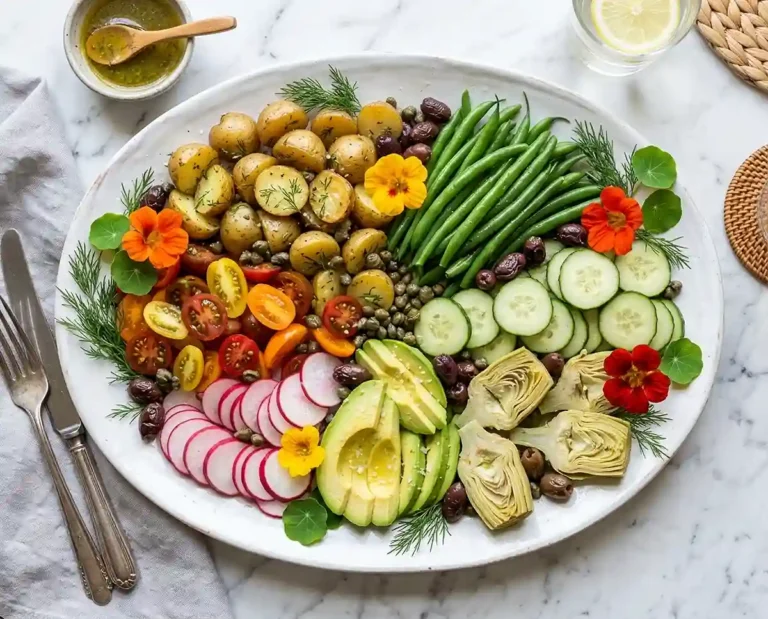 Spring Vegetable Nicoise Salad
