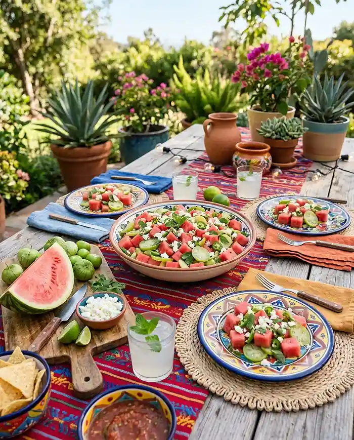 Sweet and Tangy Watermelon Salad
