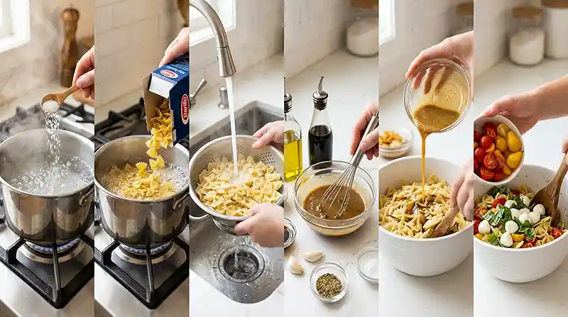 Tomato Caprese Pasta Salad