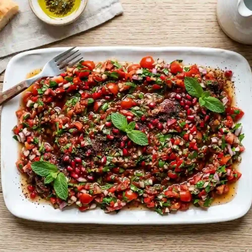 Turkish Ezme Fresh Tomato Herb Salad