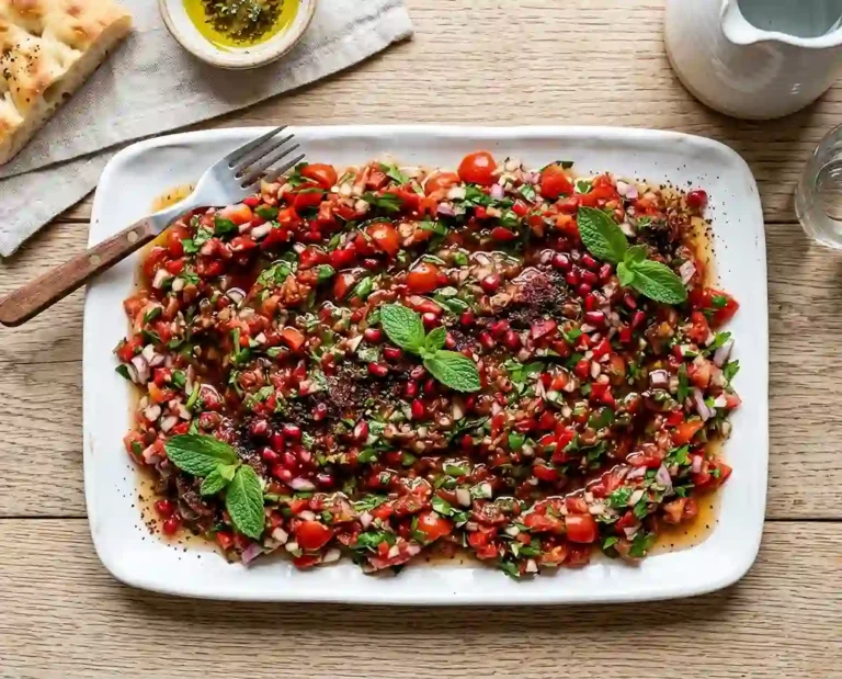 Turkish Ezme Fresh Tomato Herb Salad