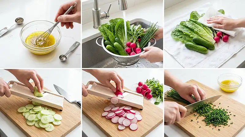 Lettuce Radish Salad 3 butter lettuce spring