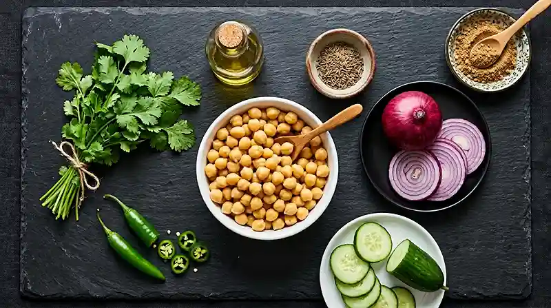 chickpea chaat salad