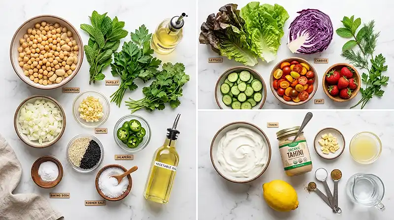 Loaded Falafel Salad Bowl 2 falafel salad bowl