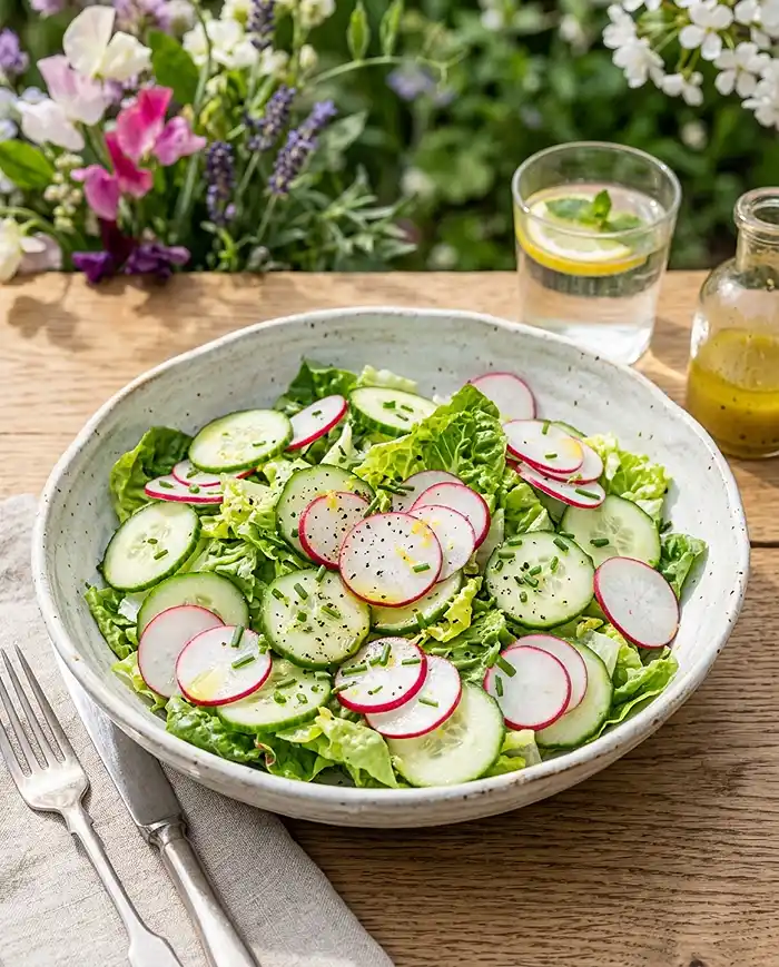 Lettuce Radish Salad 4 garden fresh salad