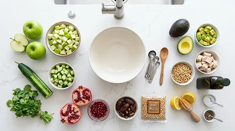 green apple cucumber salad