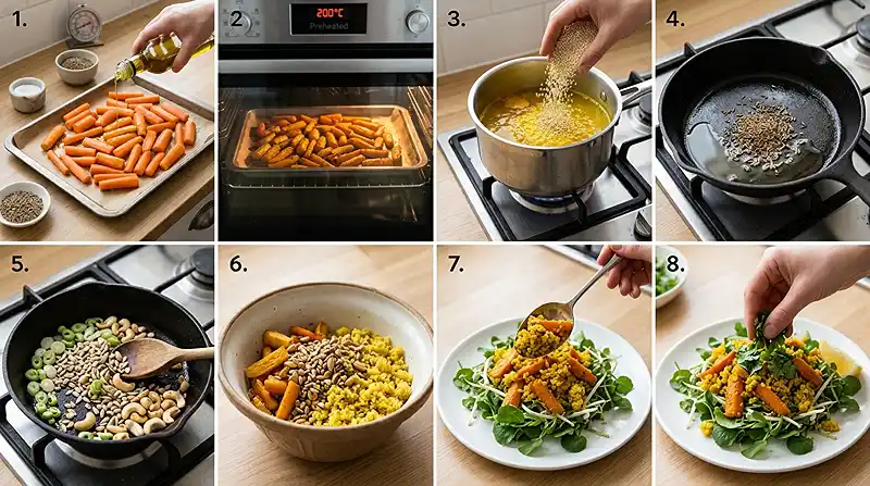 moroccan quinoa bowl