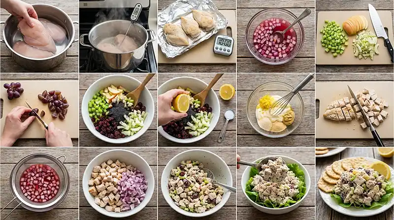 Lemon Poppy Seed Chicken Salad 3 spring chicken