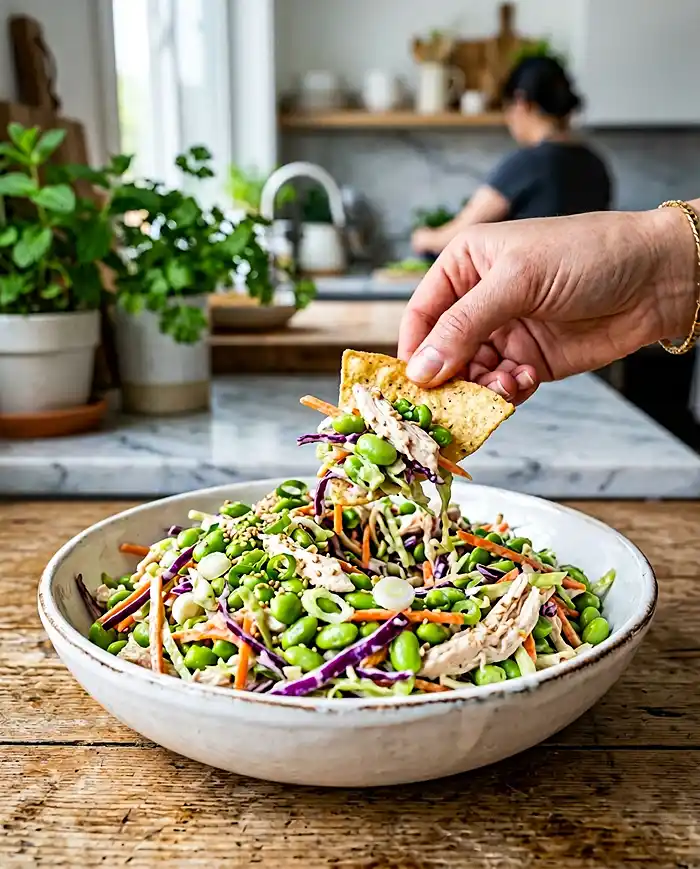 Edamame Chicken Salad 4 Asian Chicken Edamame Salad