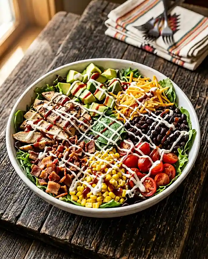 BBQ Ranch Chicken Cobb Salad 4 BBQ Ranch Cobb Salad