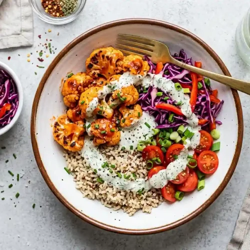Buffalo Cauliflower Ranch Bowl
