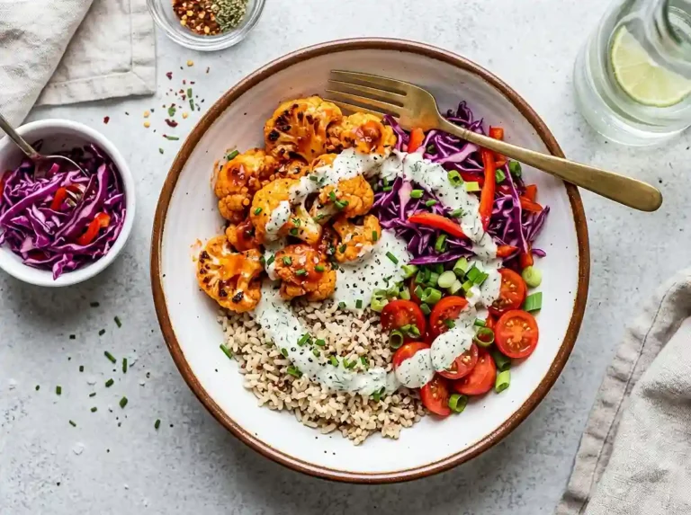 Buffalo Cauliflower Ranch Bowl