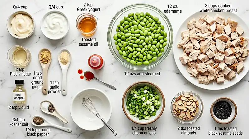 Edamame Chicken Salad 2 Chicken Edamame Salad