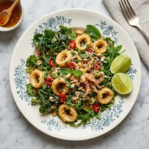 Crispy Calamari Salad